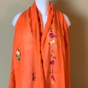Orange Scarf - NWOT